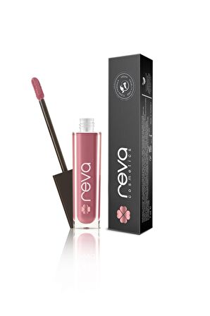 Reva Mat Krem Dudak Parlatıcısı - Creamy Matte Lip Mellow Mauve - No: 101 - Vegan & Temiz İçerik