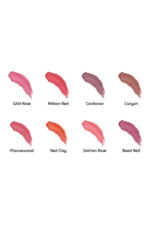 Reva Mat Krem Dudak Parlatıcısı - Creamy Matte Lip Gloss Beet Red - No: 104 - Vegan & Temiz İçerik