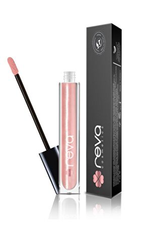 Reva Işıltılı Dudak Parlatıcısı - Hi-Shine Lip Gloss Peachy Pink - No: 202 - Vegan & Temiz İçerik