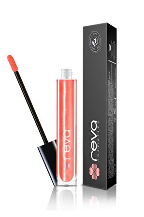 Reva Işıltılı Dudak Parlatıcısı - Hi-Shine Lip Gloss Orange Red - No: 205 - Vegan & Temiz İçerik