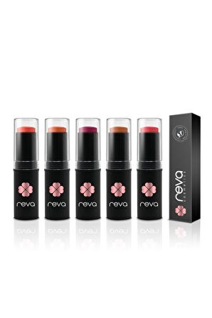 Reva Allık, Far, Dudak Renklendirici 3 in 1 Stick - Lip Cheek Eye Tint - No:111 - Vegan & Temiz İçerik