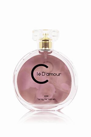 Cle D'Amour Kadın Parfüm 100 ml - Delicate Lady (Çiçeksi) Women - Vegan