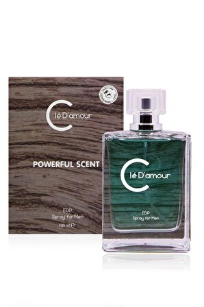 Cle D'Amour Erkek Parfüm 100 ml - Powerful Scent (Aromatik/Odunsu) Men - Vegan