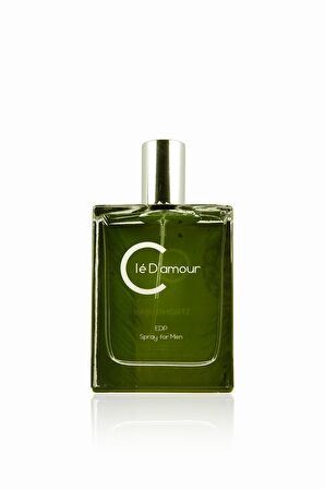 Cle D'Amour Erkek Parfüm 100 ml - Strong Man (Fougère/Aromatik) Men - Vegan