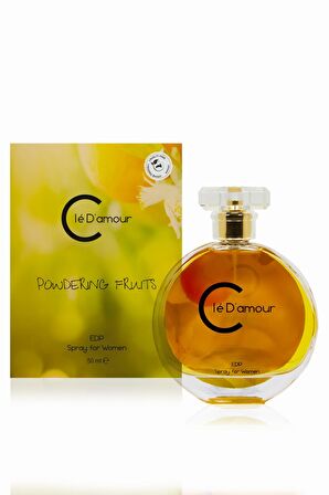 Cle D'Amour Kadın Parfüm 50 ml - Powdering Fruits (Oryantal) Women - Vegan