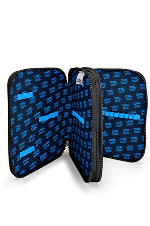 Coral High Kids Futbol Desenli Çift Katlı Kalem Çanta 11153  