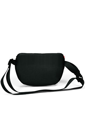 Coral High Siyah Grafiti Desenli Bel Çantası 11541