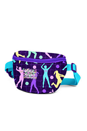 Coral High Mor Voleybol Desenli Bel Çantası 11544