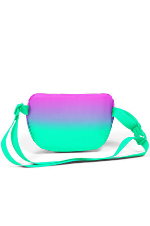 Coral High Kids Pembe Su Yeşili Renk Geçişli Bel Çantası 11556