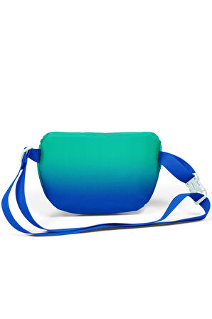 Coral High Kids Yeşil Saks Renk Geçişli Bel Çantası 11557