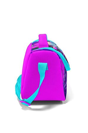 Coral High Kids Mor Pembe Anime Kedi Desenli Thermo Beslenme Çantası 11753