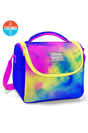 Coral High Kids  Renkli Batik Desenli Thermo Beslenme Çantası 11757