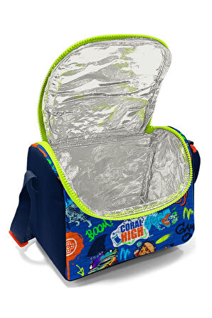 Coral High Kids Saks Grafiti Desenli Thermo Beslenme Çantası 11767
