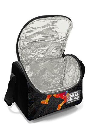 Coral High Kids Gri basketbol Desenli Thermo Beslenme Çantası 11783