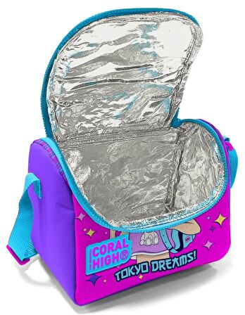Coral High Mor Pembe K-Pop Kız Çocuk Beslenme Çantası