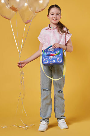 Coral High Kids Lavanta Pembe Baloncuk Desenli Thermo Beslenme Çantası 11889