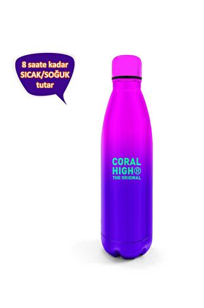 Kadın Coral High Renk Geçişli Çelik Termos 500 Ml 11935