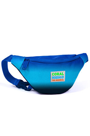 Coral High Kids Lacivert Mavi Renk Geçişli Bel Çantası 12617