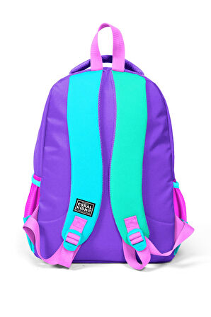 Coral High Kids Çok Renkli Üç Bölmeli Okul Sırt Çantası 14426