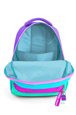 Coral High Kids Çok Renkli Üç Bölmeli Okul Sırt Çantası 14426