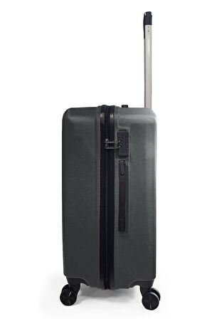 Coral High ABS Koyu Gri 3'lü Valiz Seti 16440