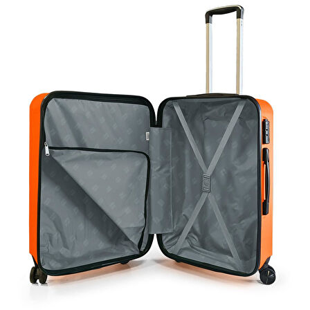 Coral High ABS Turuncu Orta Boy Valiz 16522