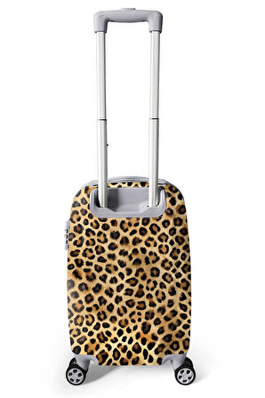 Coral High Leopar Desenli Kabin Boy Valiz (50cm) 16550