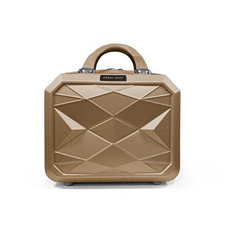 Coral High Diamond ABS Latte Makyaj Çantası 16634