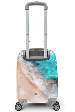 Coral High Renkli Desenli Mini Kabin Boy Valiz (40cm) 16764