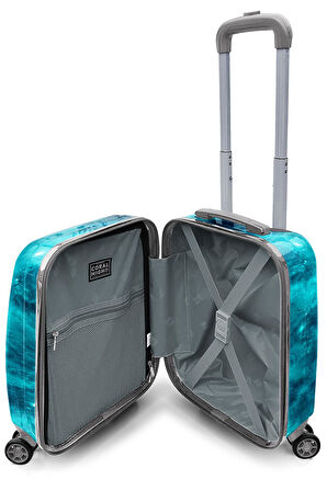 Coral High Renkli Desenli Mini Kabin Boy Valiz (40cm) 16768