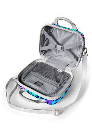 Coral High Leopar Desenli Omuz Askılı PC Makyaj Çantası 16898