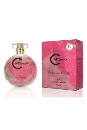 Cle D'Amour 3 lü Kadın Parfüm Seti 50 ml - Pink Cadillac (Meyveli/Çiçeksi) Women - Vegan