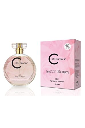 Cle D'Amour 3 lü Kadın Parfüm Seti 50 ml - Sweet Dreams (Çiçeksi) Women - Vegan