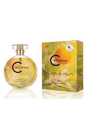 Cle D'Amour 3 lü Kadın Parfüm Seti 50 ml - Powdering Fruits (Oryantal) Women - Vegan