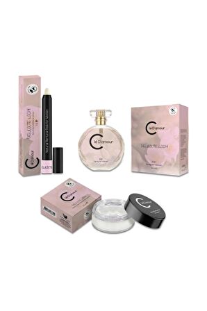 Cle D'Amour 3 lü Kadın Parfüm Seti 100 ml - Delicate Lady (Çiçeksi) Women - Vegan