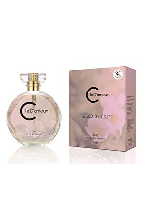 Cle D'Amour 3 lü Kadın Parfüm Seti 100 ml - Delicate Lady (Çiçeksi) Women - Vegan