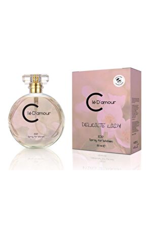 Cle D'Amour 3 lü Kadın Parfüm Seti 50 ml - Delicate Lady (Çiçeksi) Women - Vegan