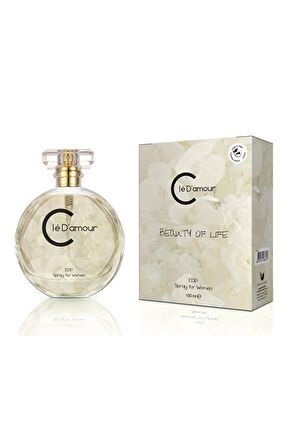 Cle D'Amour 3 lü Kadın Parfüm Seti 100 ml - Beauty Of Life (Miskli/Çiçeksi) Women - Vegan