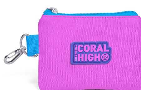 Coral High Pembe Bozuk Para Çantası - Kız Çocuk