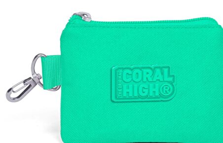 Coral High Yeşil Bozuk Para Çantası - Kız Çocuk