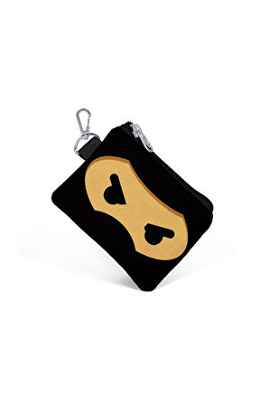 Coral High Kids Siyah Ninja Desenli Bozuk Para Çantası 21736