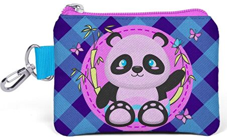 Coral High Kids Sevimli Panda Bozuk Para Çantası - Pembe / Mavi - Kız Çocuk 21759