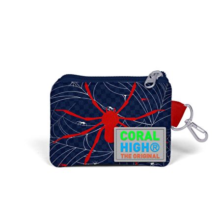 Coral High Kids Lacivert Kırmızı Örümcek Desenli B
