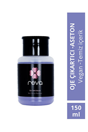 Oje Çıkartıcı & Nail Polish Remover 150 ml - Vegan & Temiz Içerik