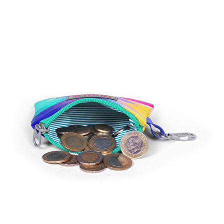 Coral High Kids Renkli Airbrush Desenli Bozuk Para Çantası 21838