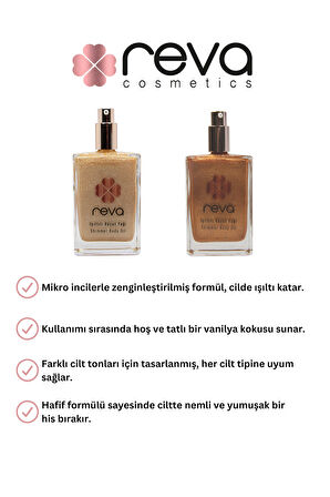 Işıltılı Vücut Yağı Champaigne - Shimmer Body Oil 100 ml - No: 581 - Vegan & Temiz Içerik