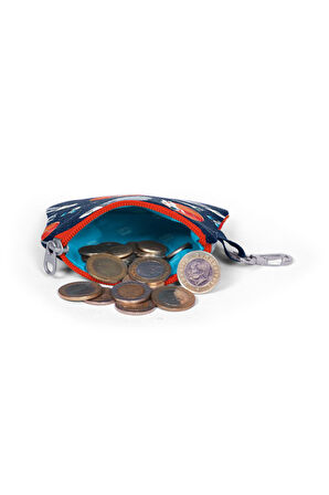 Coral High Kids Lacivert Mavi Astronot Desenli Bozuk Para Çantası 21919
