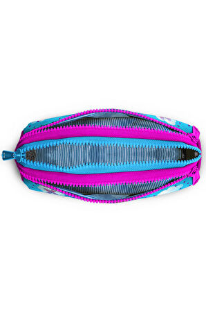 Coral High Kids Mavi Pembe Tavşan Desenli Üç Bölmeli Kalem Çantası 22036