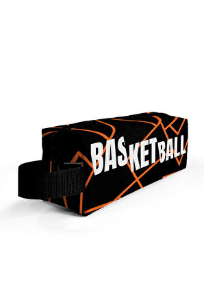 Coral High Kids Turuncu Siyah Basketbol Kalem Çantası 22079