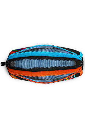 Coral High Kids Siyah Drone Pilot Desenli Üç Bölmeli Kalem Çantası 22096